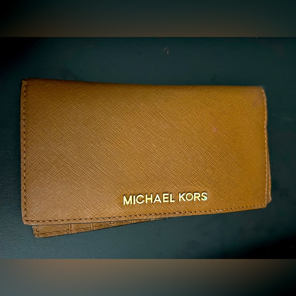 Michael Kors Camel Brown Bifold Wallet